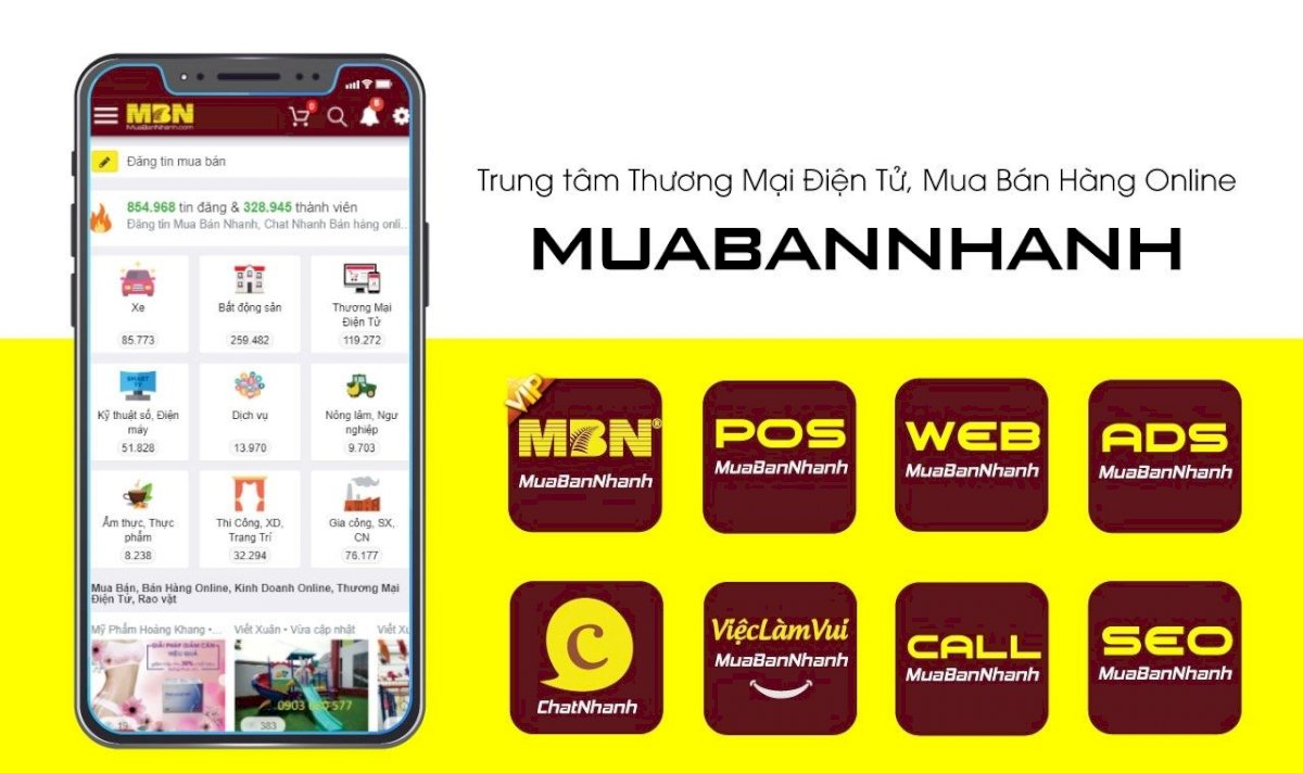 Tìm kiếm thông tin mua hàng chất lượng từ Tin đăng bán hàng, Rao vặt, Quảng cáo của thành viên VIP MuaBanNhanh trên MuaBanNhanh.net qua hệ thống Mạng Xã Hội
