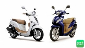 Xe tay ga cho nữ - nên chọn Yamaha Grande 2015 hay Honda Vision 2015